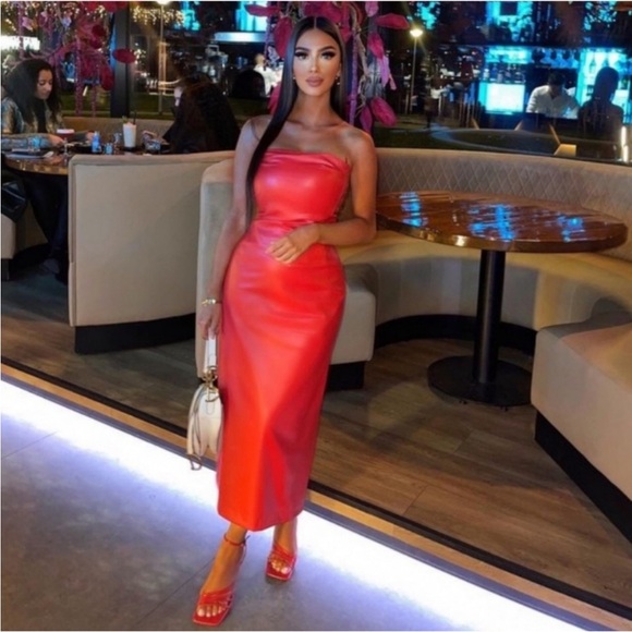 Zara Faux leather dress - Picture 5 of 9